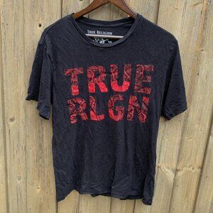 True Religion BIG LOGO T Shirt Large